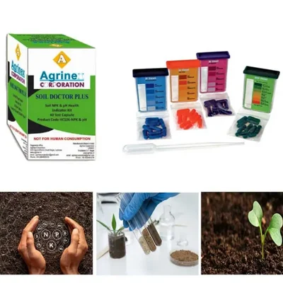 Agrinex Soil Doctor 40 Capsules(Rapid N-P-K-pH Soil Testing Kit)